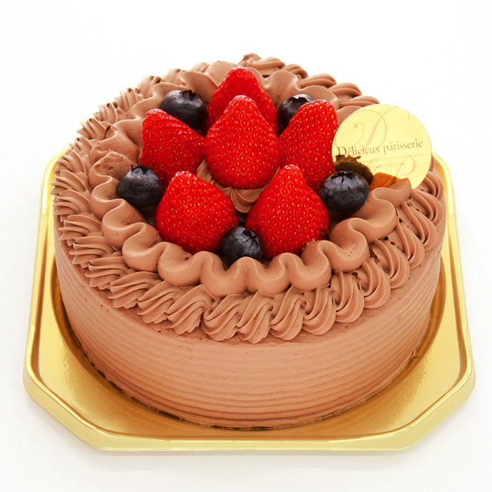チョコクリーム苺デコレーション デコレーションケーキ